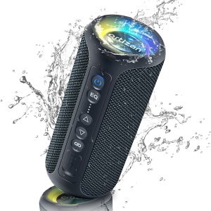 Ortizan 블루투스 스피커 40W 시끄러운 사운드 휴대용 무선 스테레오 스피커 IPX7 방수 듀얼 페어링 딥베이스 LED 뮤직 박스