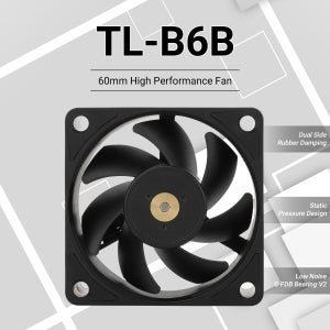 써멀라이트 60mm 케이스 팬 TL-B6B/B6W CPU 쿨링 팬