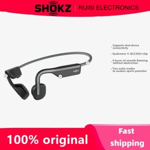 오리지널 SHOKZ OpenMove S661 골전도 이어폰 IP55 방수 무선 헤드셋 블루투스 5.1 스포츠 이어버드 오픈형 이어폰