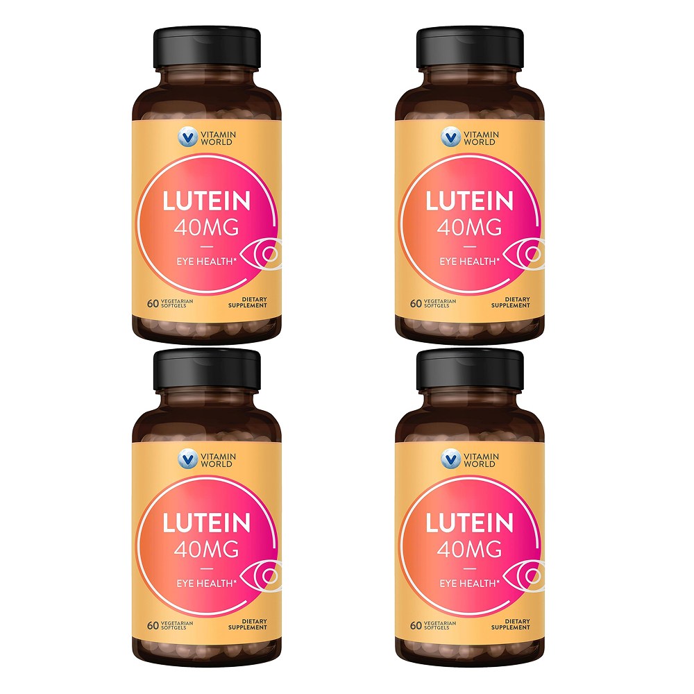 비타민월드 루테인 지아잔틴 40mg 60소프트젤 4개 60정