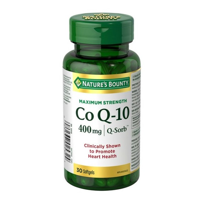 네이쳐스바운티 co-Q10 코큐텐 코엔자임 400mg 30정 2개 1개