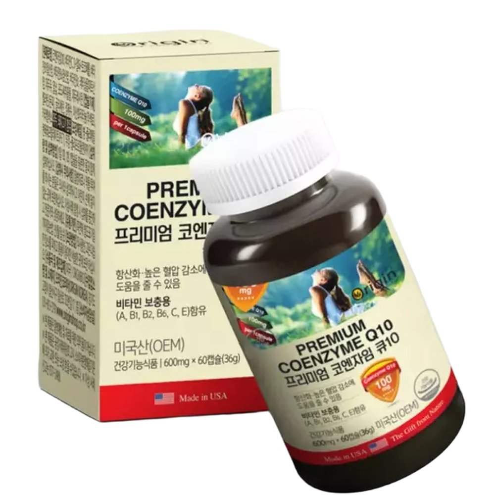 유쎌몰 코엔자임 Q10 (600MG X 60캡슐) X2개 코큐텐 큐엔자임큐텐 2박스 60정