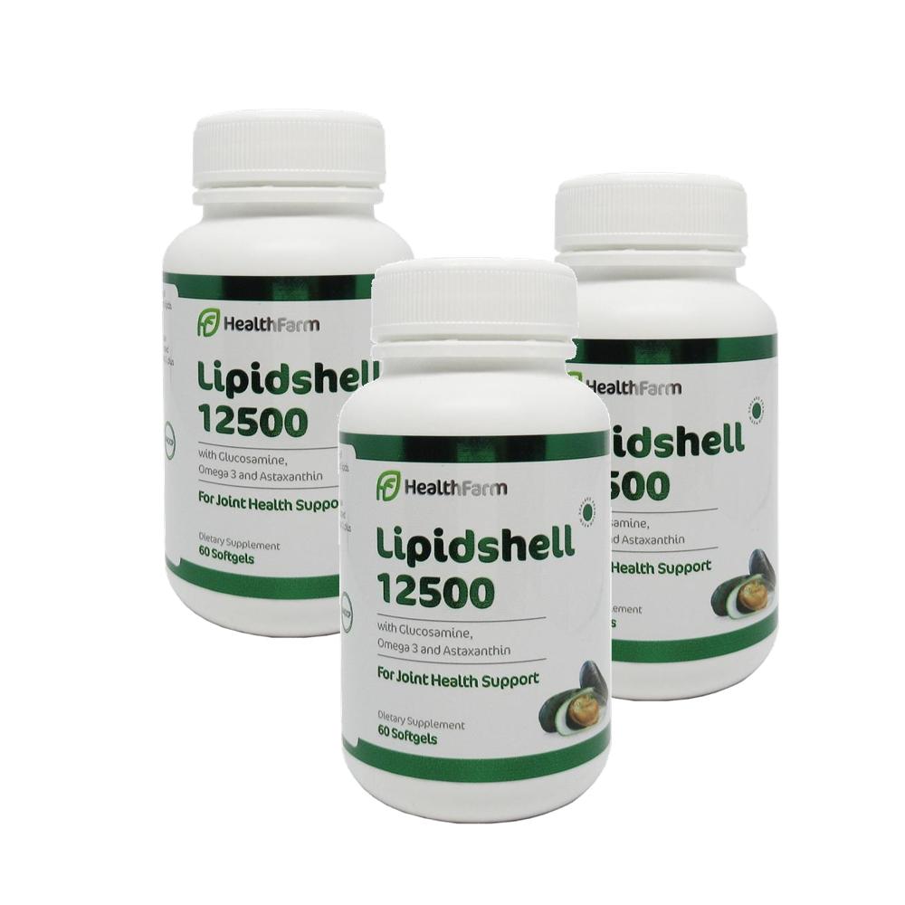 헬스팜 뉴질랜드 초록입홍합 12500 Healthfarm Lipidshell 3개 60정