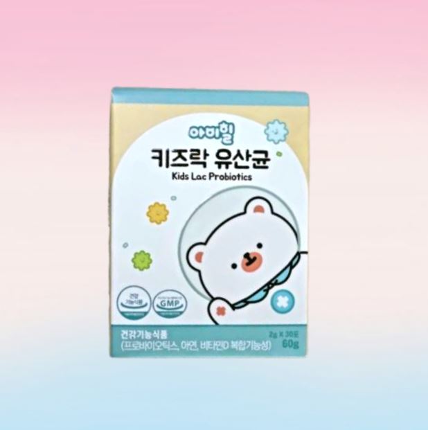 아이힐 키즈락 유산균 30포 1박스 프로바이오틱스 아연 비타민D 건강기능식품 2g