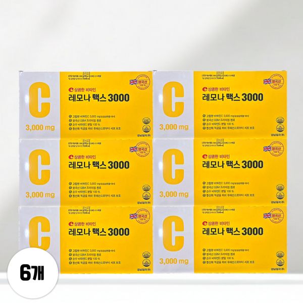 경남 레모나 비타민C 맥스 3000 100포 6박스 539744 경남 레모나 비타민C 맥스 3000 100포 6박스 5