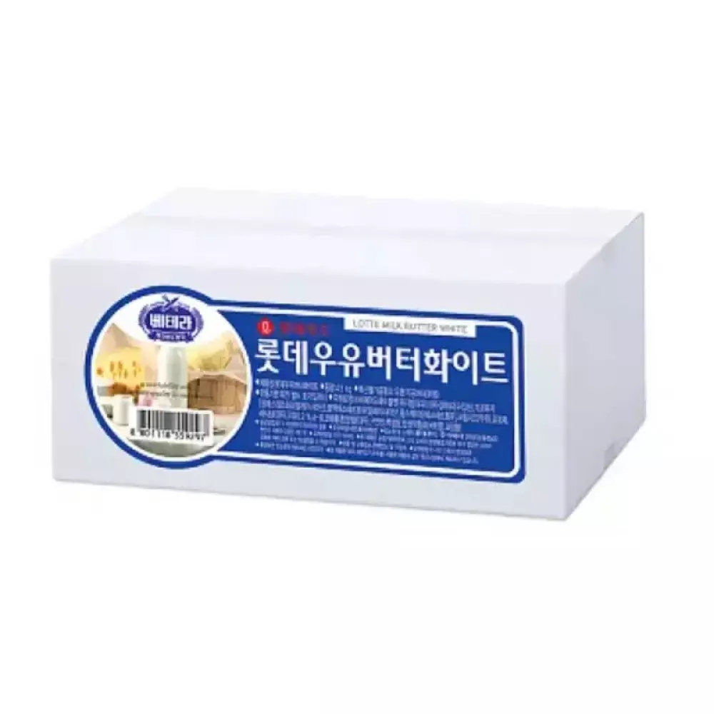 롯데우유버터화이트 아이스박스 포장