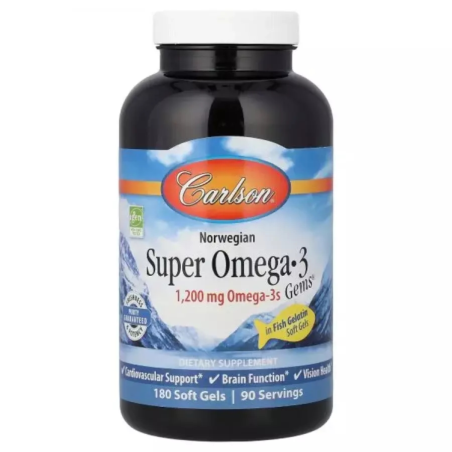 Carlson Norwegian Super Omega-3 Gems