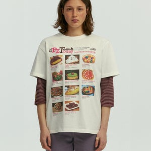 [테켓] TEKET X PZtoday Dessert Recipe Tee White PZ2600TSST01WHT