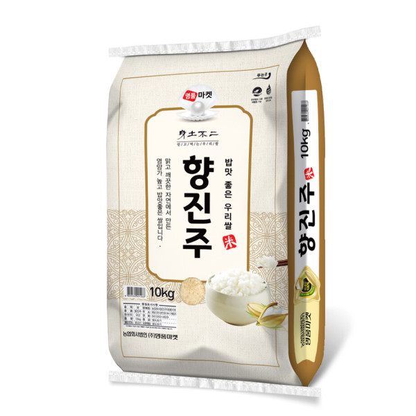명품마켓 25년 햅쌀 향진주쌀 백미10kg 향미 누룽지향  상등급  단일품종 대표 이미지