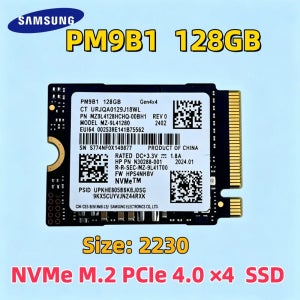 삼성 SSD PM9B1 128GB PCIe 4.0 × 4 NVMe M.2 사이즈 2230 노트북 데스크탑용 내장형 솔리드 스테이트 드라이브 OEM 패키징