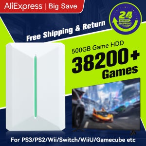 Retrobat & Playnite 레트로 게임 콘솔 38200+ Retro/AAA/PC 게임이 포함된 PC/노트북용 PS3/PS2/Switch/Wii/WiiU용 500GB 게임 