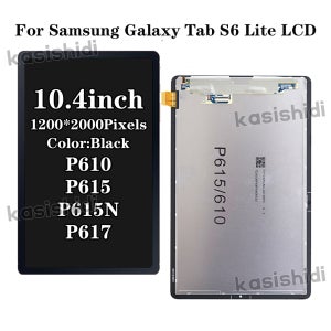 삼성 갤럭시 탭 S6 라이트 P610 P615 SM-P610 SM-P615 LCD 터치 스크린 패널 디지타이저 어셈블리 테스트 완료 LCD 10.4’’