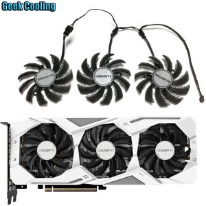 PLD08010S12HH T128010SU GA81S2U 그래픽 카드 냉각 선풍기, 기가바이트 RTX 2060, 2060 슈퍼, 2070 GAMING OC 화이트 8G, 78mm,