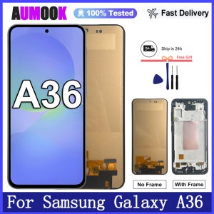 삼성 갤럭시 A36 LCD 디스플레이 터치 스크린 디지타이저 어셈블리용 새 AMOLED 스크린, 삼성 A36 5G A366E 스크린 교체용