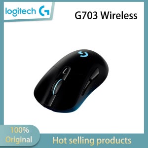로지텍 G703 무선 게이밍 마우스 e스포츠 마우스 무선 인체공학 마우스 기계식 충전 마우스 옵션 웨이팅 RGB