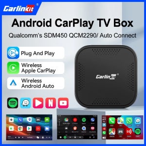 CarlinKit 3-In-1 베이직 프로 안드로이드 TV 박스 CarPlay Ai 박스
