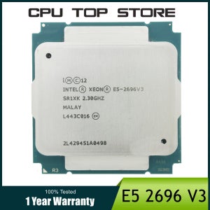 Intel Xeon 프로세서 E5 2696 V3 2.3GHz 18코어 135W 2696V3 CPU LGA 2011-3 프로세서