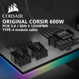 기존 Corsair TYPE-4 12VHPWR 8Pin-PCIE 5.0 GEN 5 12+4PIN 16Pin ATX3.0 RTX40 GPU 비디오 카드용 모듈형 전원 공급 장치 케이