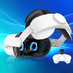 Oculus Quest 2와 호환되는 헤드 스트랩, VR 액세서리의 조정 가능한 엘리트 스트랩 교체(컴포트 헤드 스트랩만 해당)
