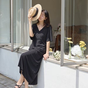 no.2141 로사 랩 원피스