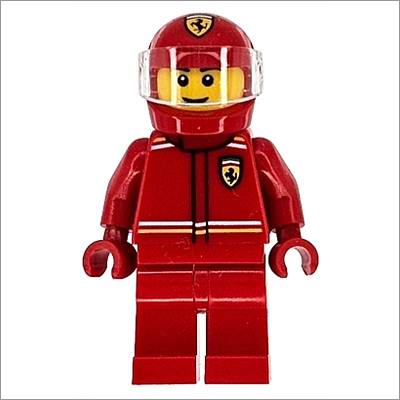 레고 미니피규어 시티 포뮬러 1 페라리 드라이버 (Formula 1 Ferrari Driver) (cty1863/60443)