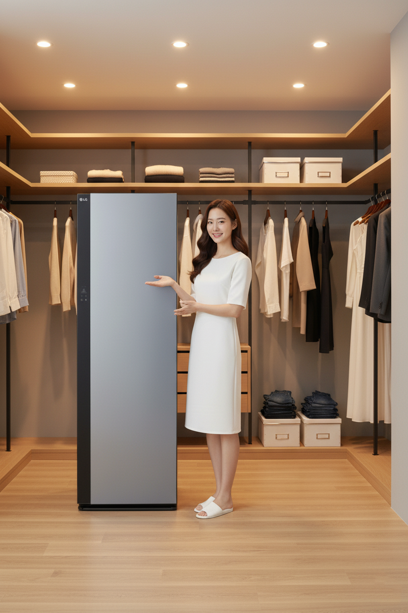 LG전자 뉴 스타일러 SC5GMR80A 가전은 LG(고급 의류 스타일러)1기