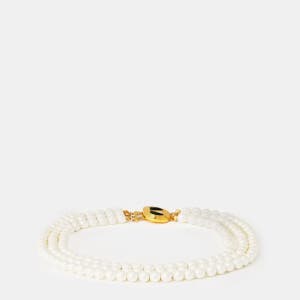 발렌티노 가라바니 페를라 펄 네크리스 여성 진주 목걸이 Garavani Women s Perla Pearl Statement Necklace 75740201 Cr 156366458