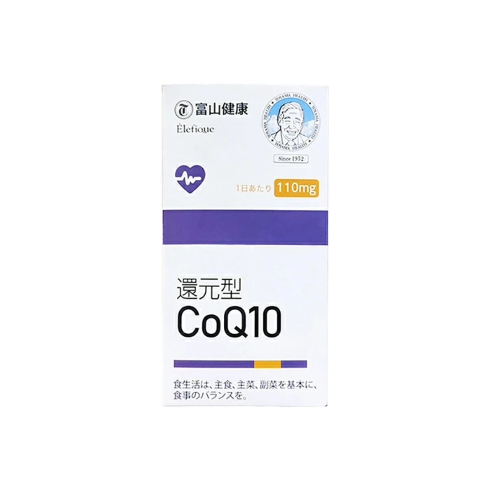 코엔자임 Q10 보충제 110mg 후쿠이마 건강 환원형 60정 (30일분) 1개