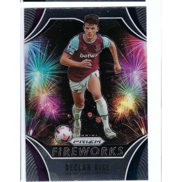 DECLAN RICE 202021 파니니 프리즘 불꽃 축구 카드 13 아스널 잉글랜드