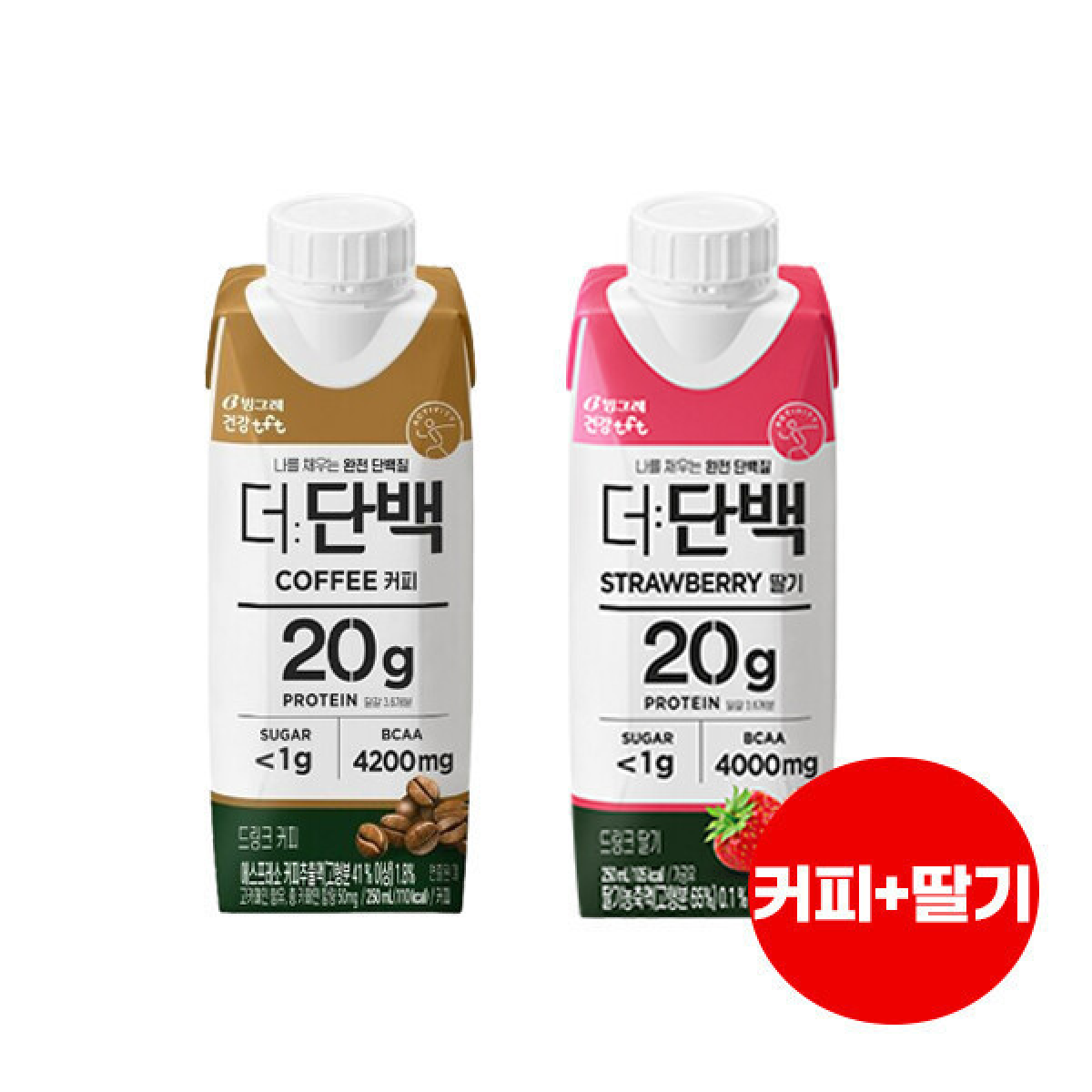 더단백 드링크 커피5+딸기5