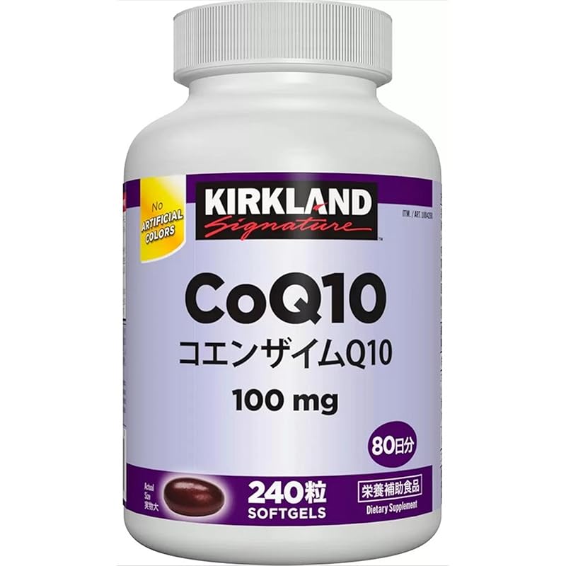KIRKLAND 커클랜드 코엔자임 Q10 CoQ10 100mg 240정 80일분