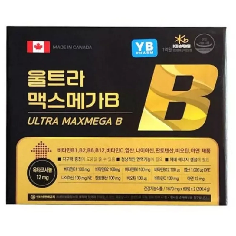 약국용 YB 울트라 맥스메가B 120정 맥스메가비 1개