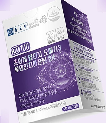 건강보조 20100 초임계 알티지 오메가3 루테인지아잔틴24 30캡슐 ks종근당 1개 1정