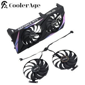 ASUS RTX 3060 3060Ti 게이밍 메갈로돈 비디오 카드 팬 7핀 CF1010U12D RTX3060 RTX3060Ti 그래픽 카드 교체용 팬