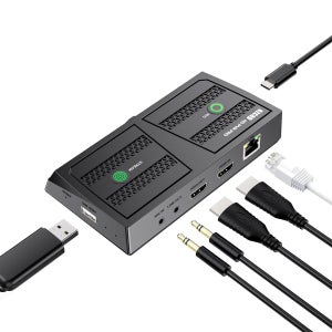 Ezcap350 HD 프로 HDMI 루프 비디오 캡처 카드, USB 디스크, 1080p @ 60fps 비디오 녹화, PC 라이브 스트리밍 마이크 입력, 4k 60hz