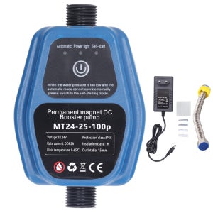 수압 부스터 펌프 100W 24V 25L IP56 지능형 감지 자동 샤워 부스터 펌프