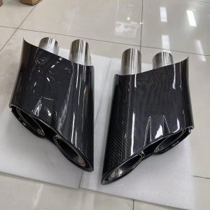 메르세데스 벤츠 G-클래스 W463 W464 G63 G500용 LED 로켓 카 배기팁 세트
