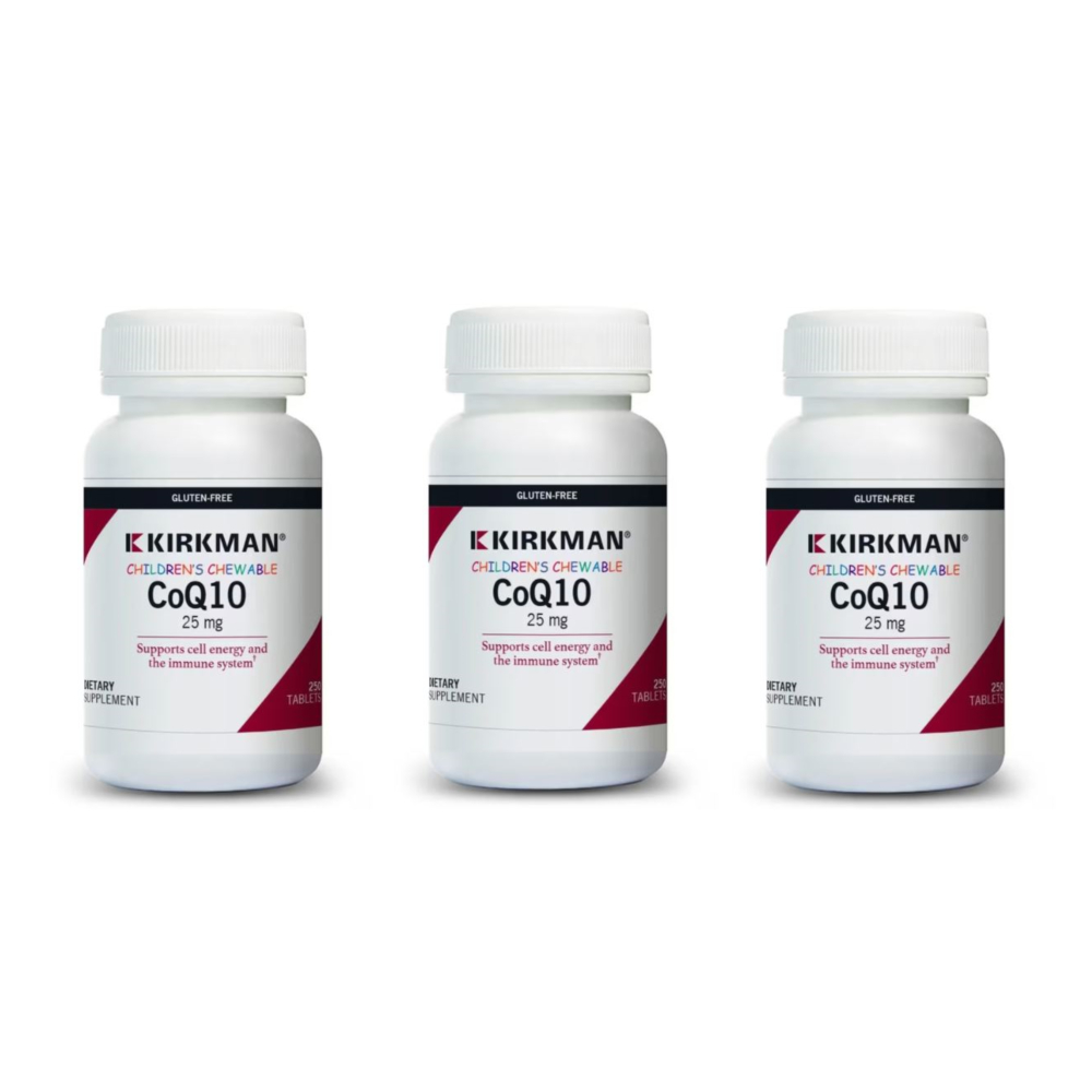커크맨 코엔자임 큐텐 어린이용 츄어블 25mg 250개입 3개 Kirkman 250정