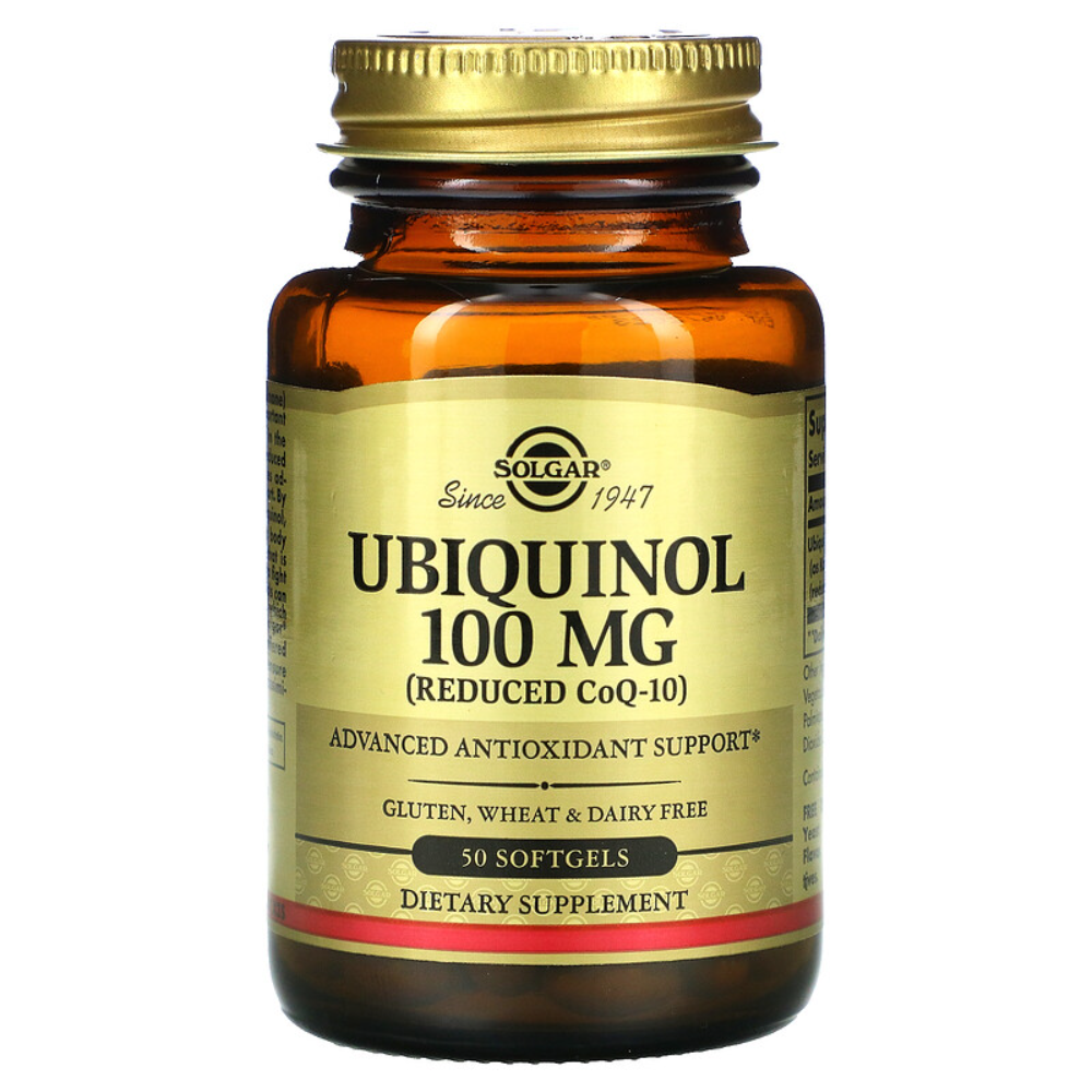 솔가 유비퀴놀 코큐텐 CoQ10 큐텐 100mg 50젤 코엔자임 100 mg 1개 50정