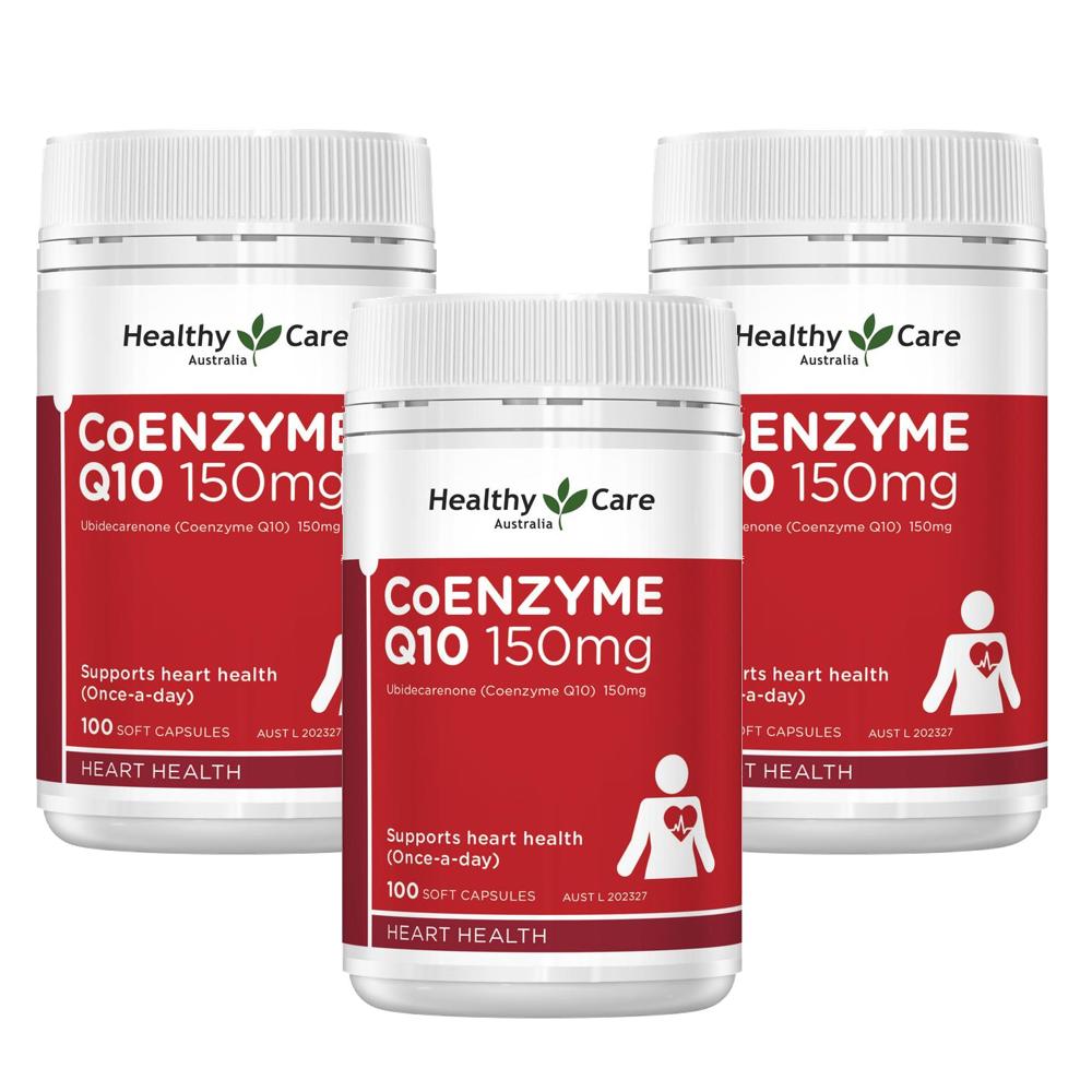 Healthy Care 헬시케어 코엔자임 Q10 150mg 캡슐 100정 3개