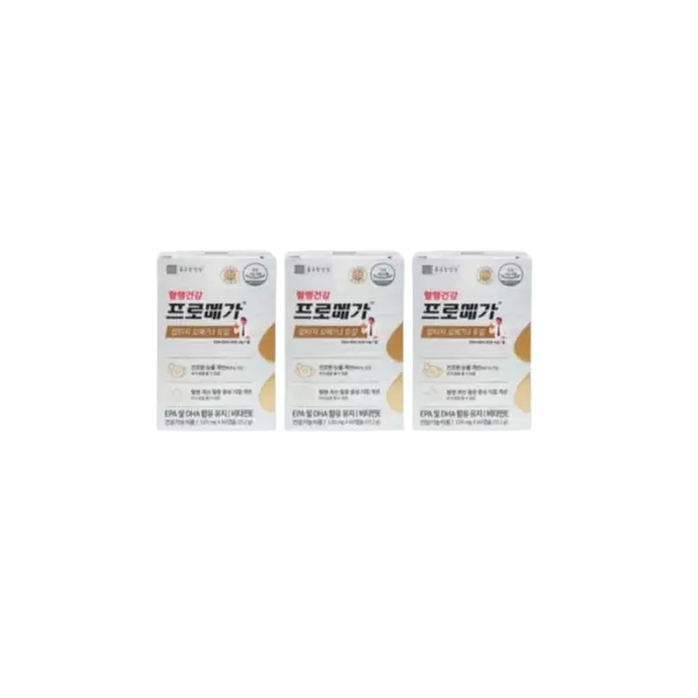 종근당건강 프로메가 알티지 오메가3 듀얼 520mg x 60캡슐 3개 60정