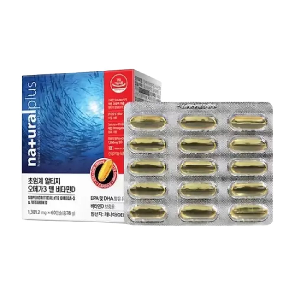 초임계 rtg 오메가3 1301.2mg 60캡슐 알티지 오메가3의 수험생 1개 60정