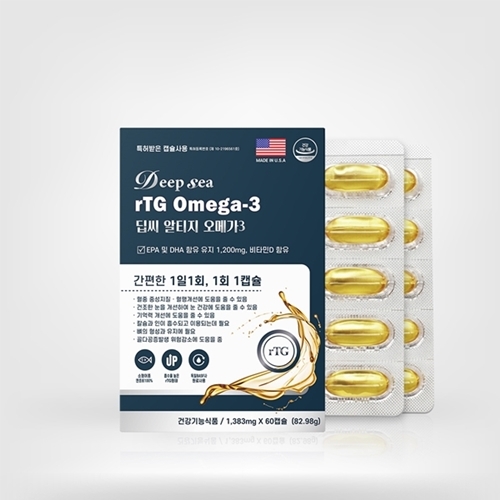 동신헬스케어 딥씨 알티지 오메가3 1 383mg 3개 60정