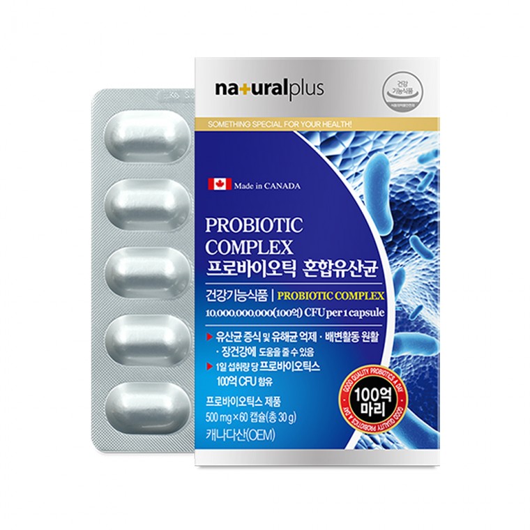 내츄럴 프로바이오틱 60캡슐 혼합유산균 1개 60정