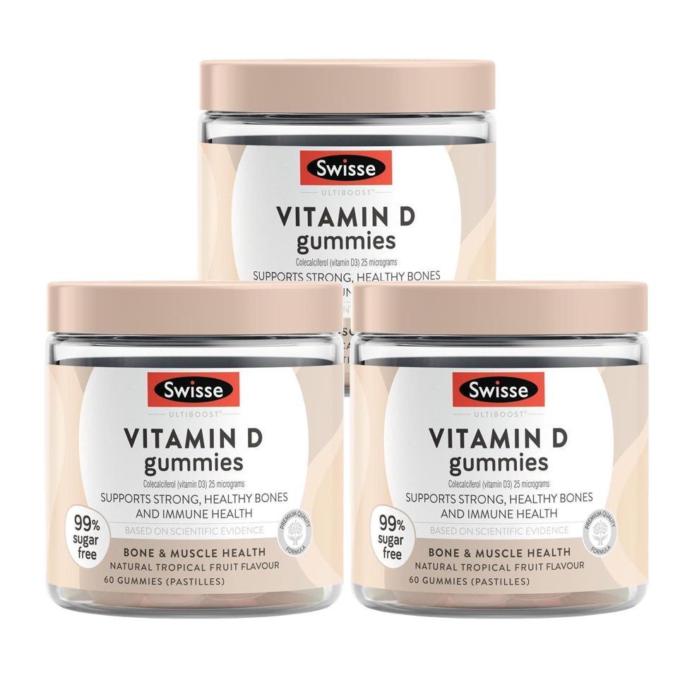 Swisse 스위스 비타민 D 구미 구미 60정 3개