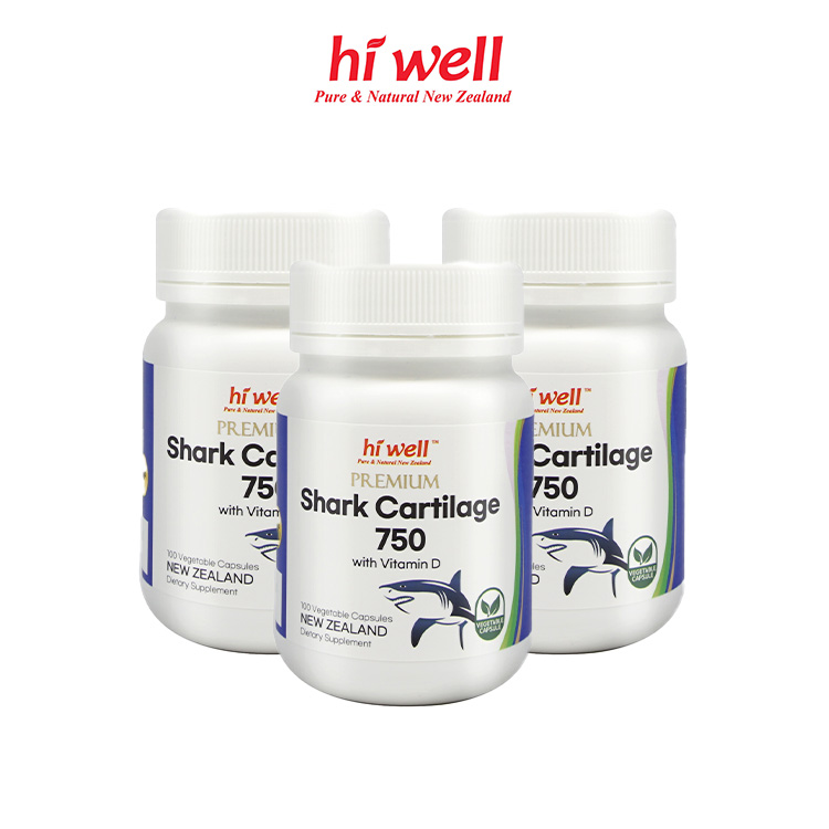 하이웰 프리미엄 샤크카트리지 상어연골 750mg 콘드로이친 비타민D x 3개