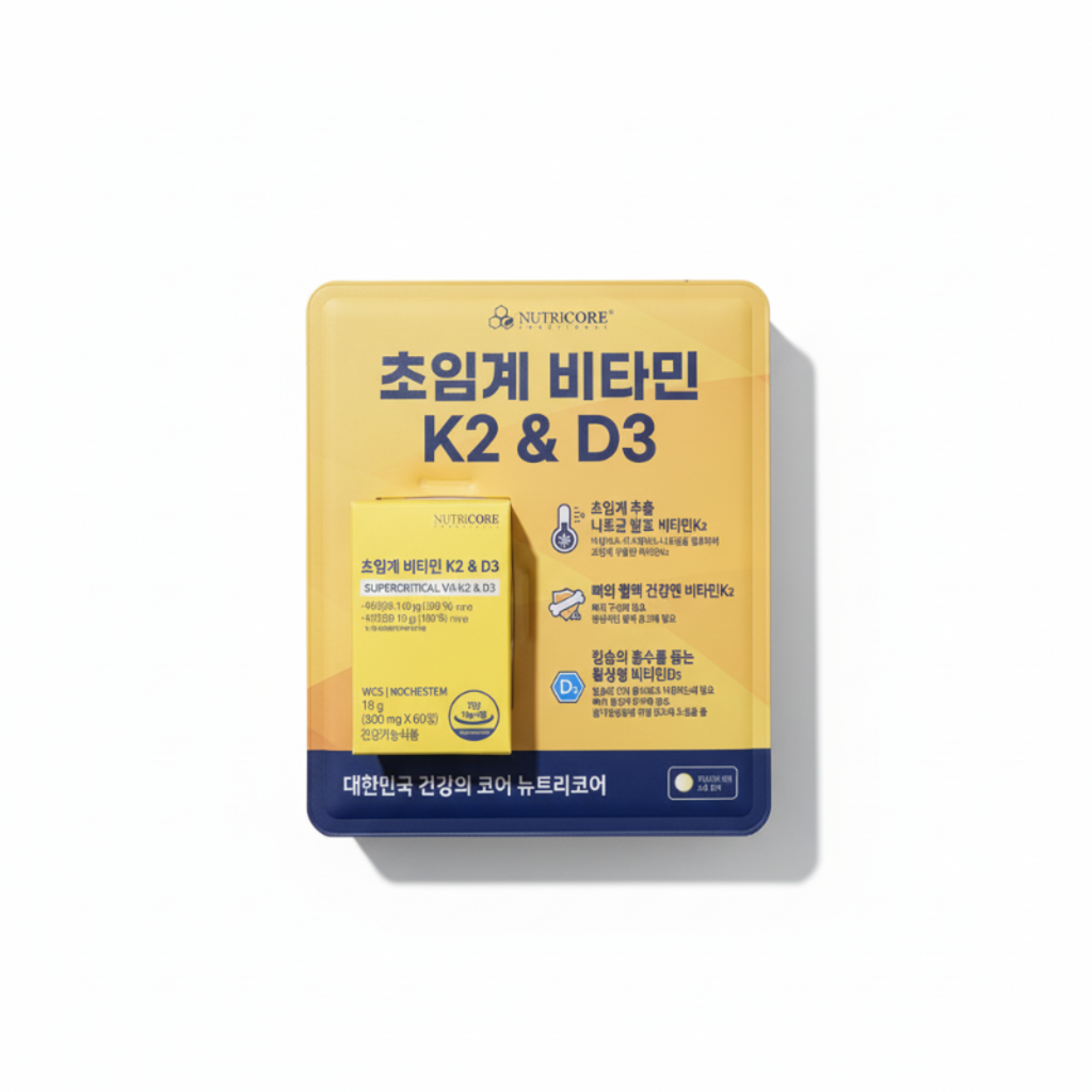 뉴트리 코어 초임계 비타민 K2 / D3 60정 1개