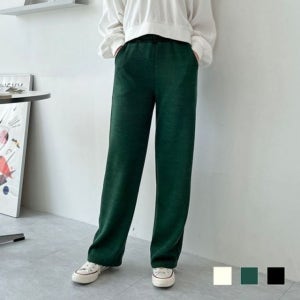 친절한탄씨 통바지 와이드팬츠 베르실골지니트와이드팬츠 이거다 와이드팬츠 통바지 간절기바지