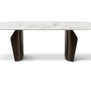 Bonaldo FLAME - Barrel-shaped table / Metal base 8487841956185