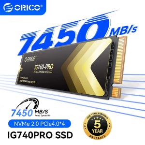 ORICO 7450MB/s M.2 SSD 1TB 2TB 4TB NVMe 2.0 내부 솔리드 스테이트 드라이브 TLC PCIe 4.0x4 Gen4 2280 하드 디스크 PC 노트북 